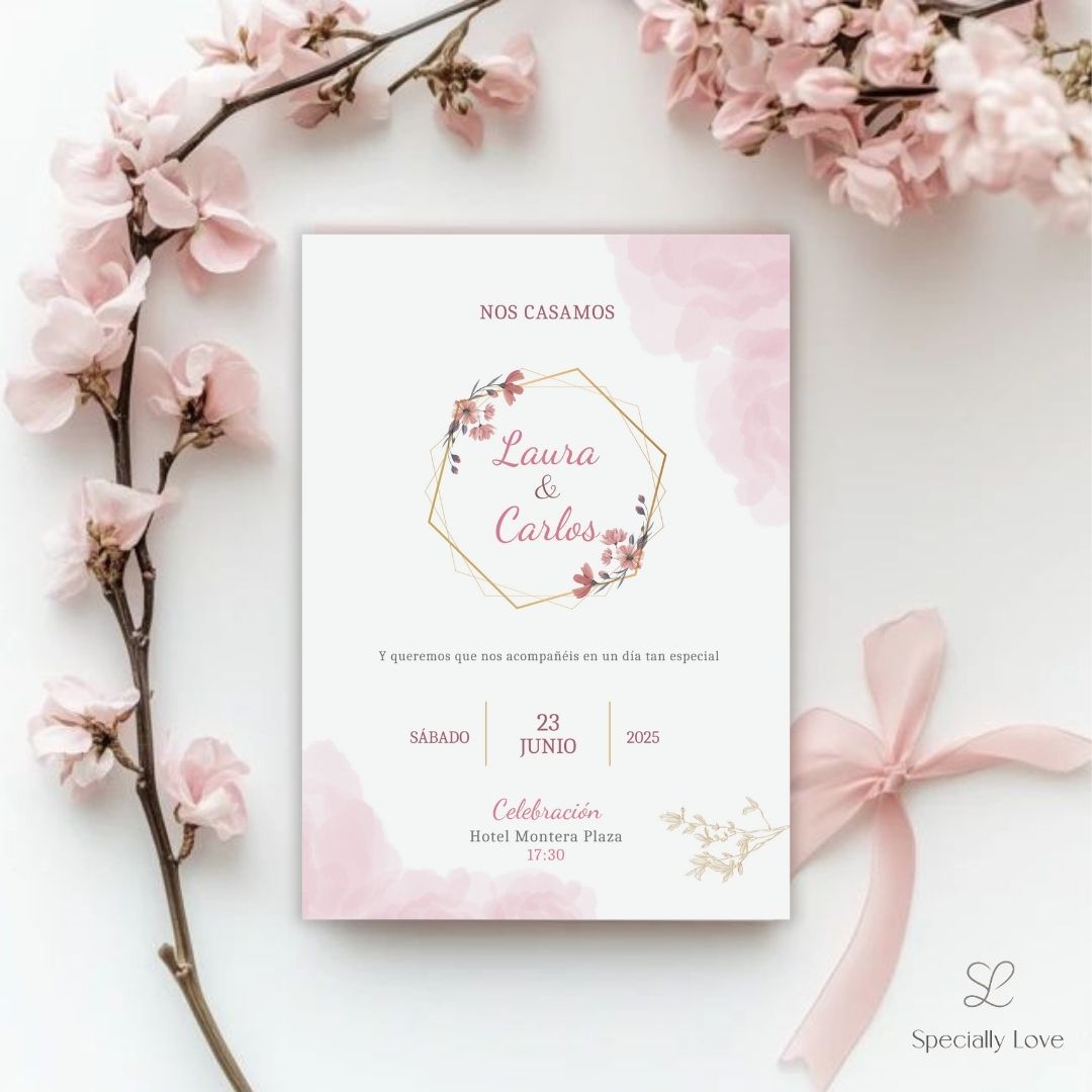 Save the Date digital aquarelle